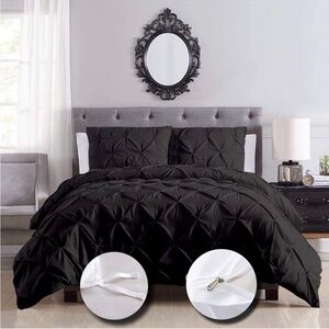 eBeddy Linens 800 TC Soft Egyptian Cotton Extra Large King 136x120 - Black